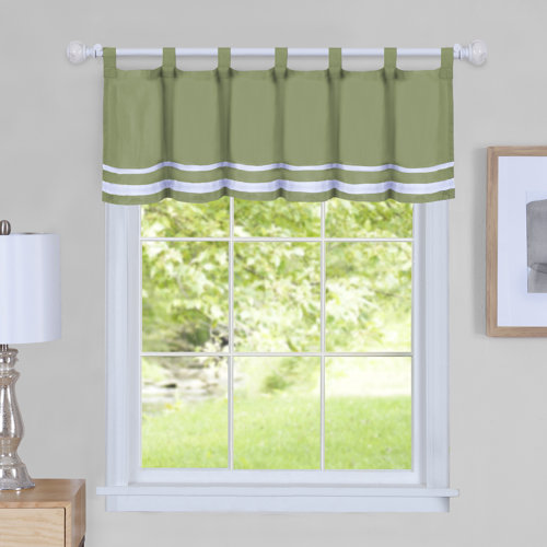 August Grove® Hornell Solid Color Tailored Window Valance & Reviews Wayfair